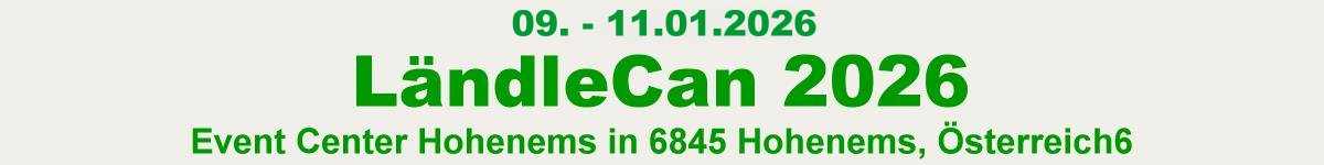 Besuche uns auf der LaendleCan 2026